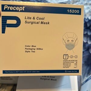 Blue Surgical Face Mask Lite & Cool Unisex OS // 50 count